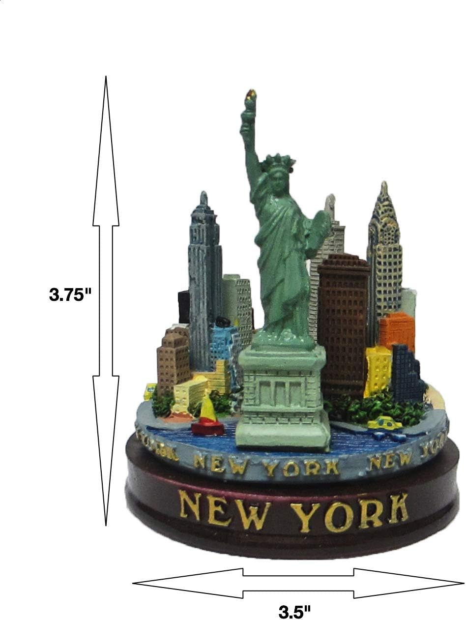 Amazon Com Lisa Ny New York Souvenir Gifts 3d Model 4 H X 3 5 W Home Kitchen