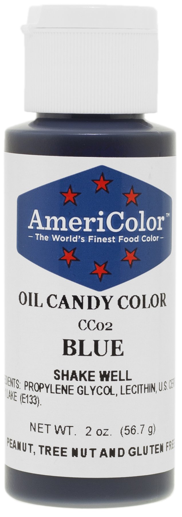 Americolor Candy Oil - BLUE 2 OUNCE CANDY OIL COLOR
