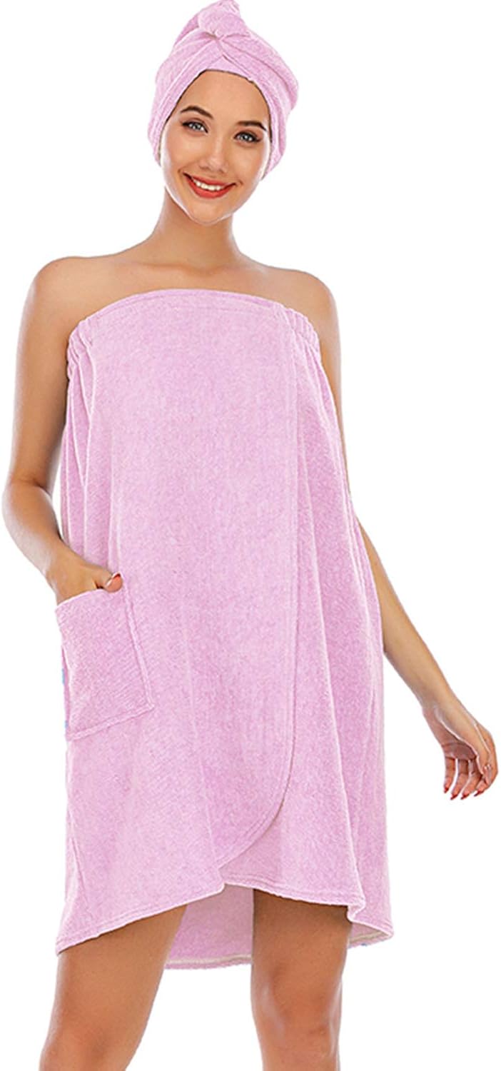 Orshoy Women's Sauna Kilt Sauna Towel Bath Towel Sauna Terry Towelling