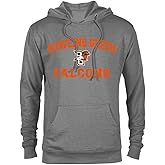 Sport Your Gear Officially Licensed NCAA Distressed Retro Pullover Hoodie Sweatshirt Game Day Spirit Wear Fan Gear Apparel
