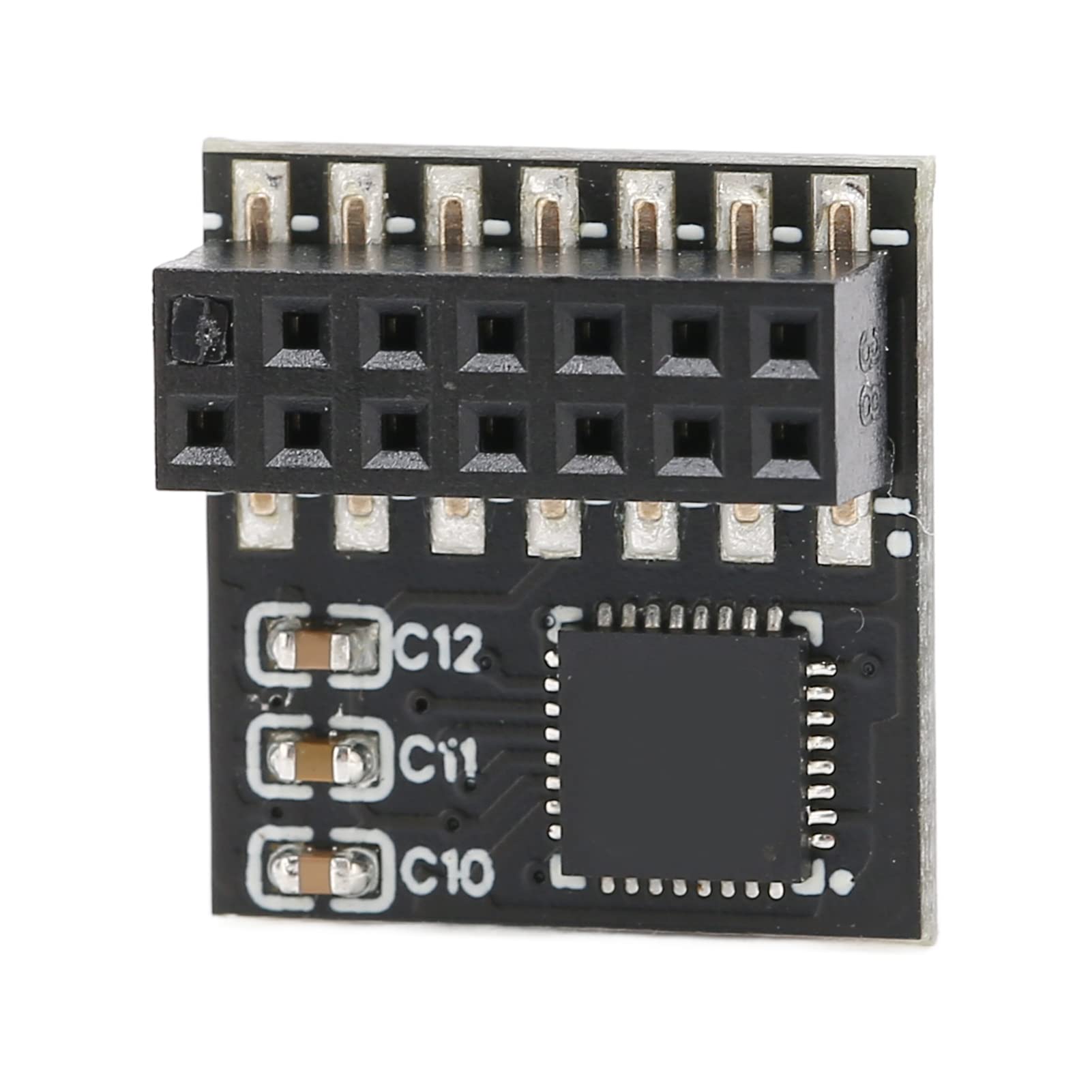 14Pin SPI TPM 2.0 Encryption Security Module for - Standalone Crypto Processor, Prevent Unauthorized Access, Supports OS, Suitable for 11, PCB Material