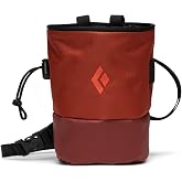 BLACK DIAMOND Mojo Zip Rock Climbing Chalk Bag, Adjustable Belt, Zip Pocket