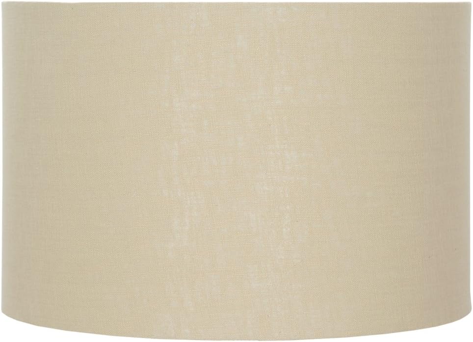 Pacific LifestyleLinen Drum Shade, Fabric, Butterscotch