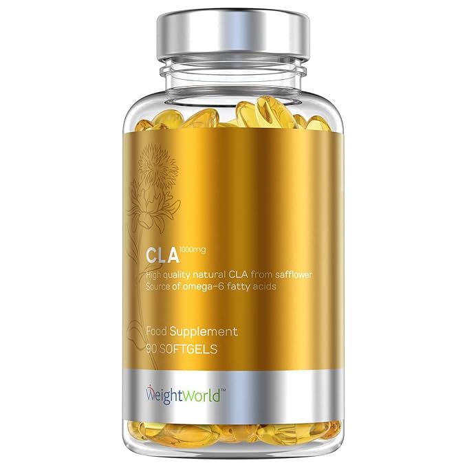 CLA Capsules 90 High Strength 1000mg SoftGel Tablets Conjugated