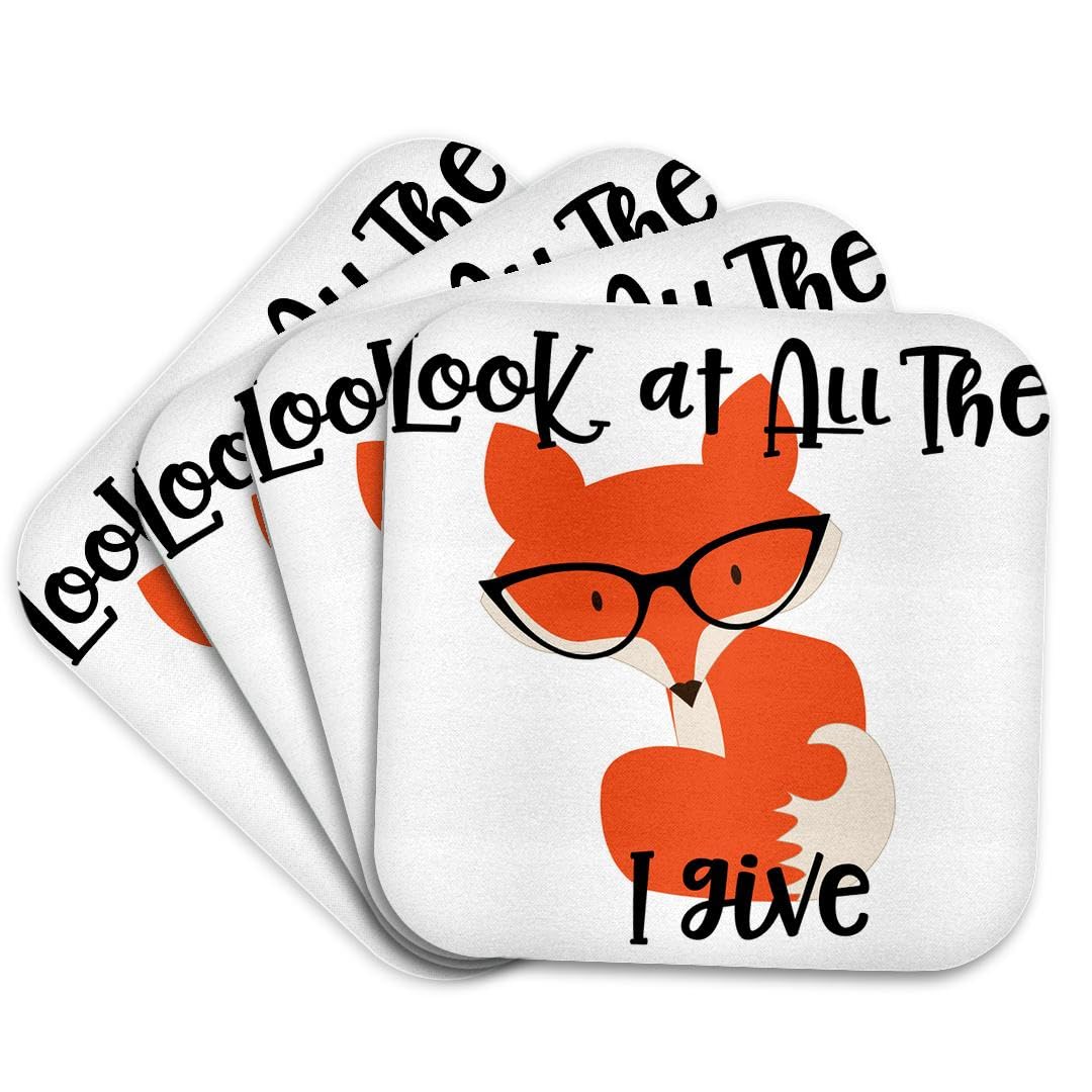 3dRose Flag, White, set-of-4-Soft