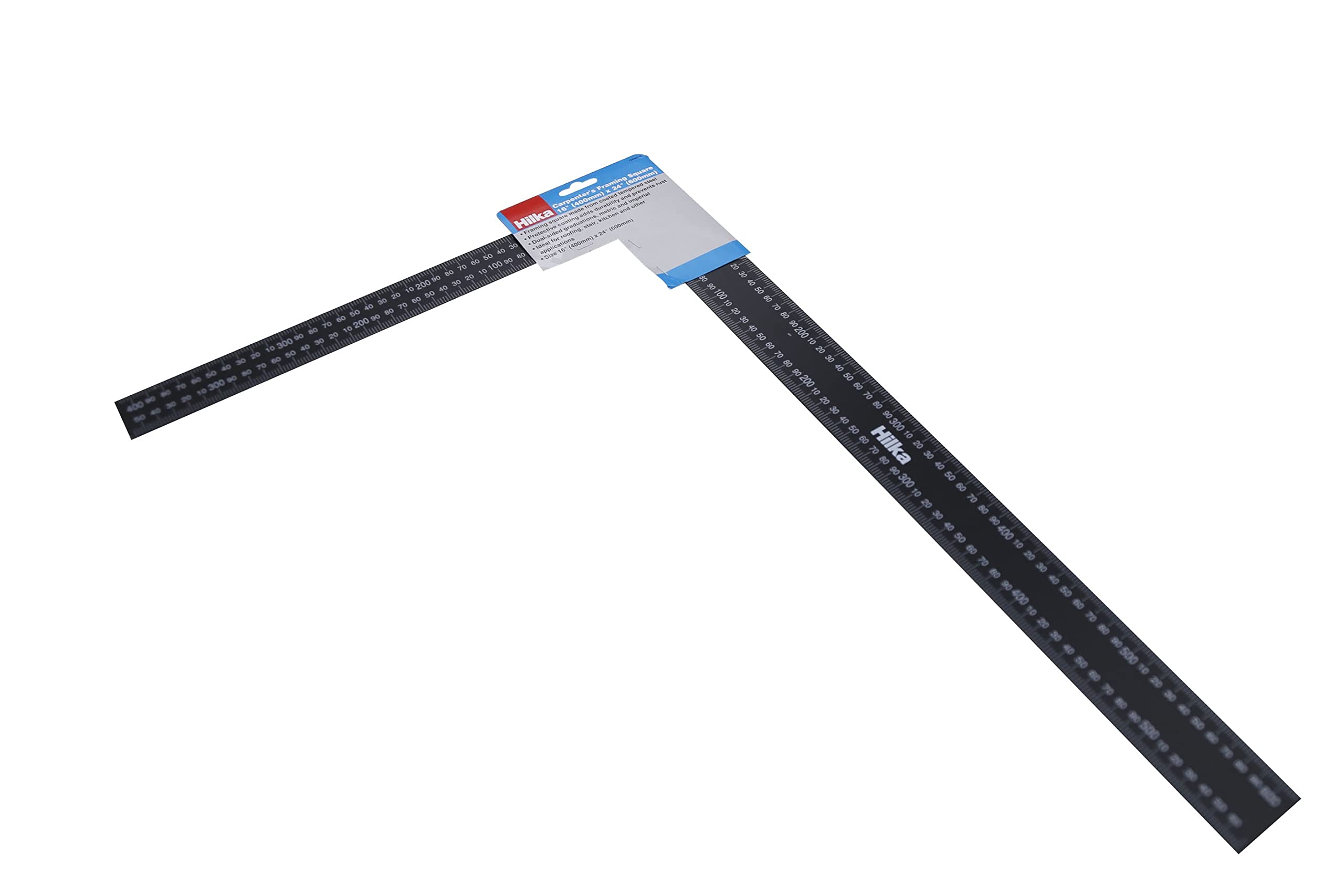 Hilka 75400316 Carpenter's Framing Square 16" (400mm) x 24" (600mm)