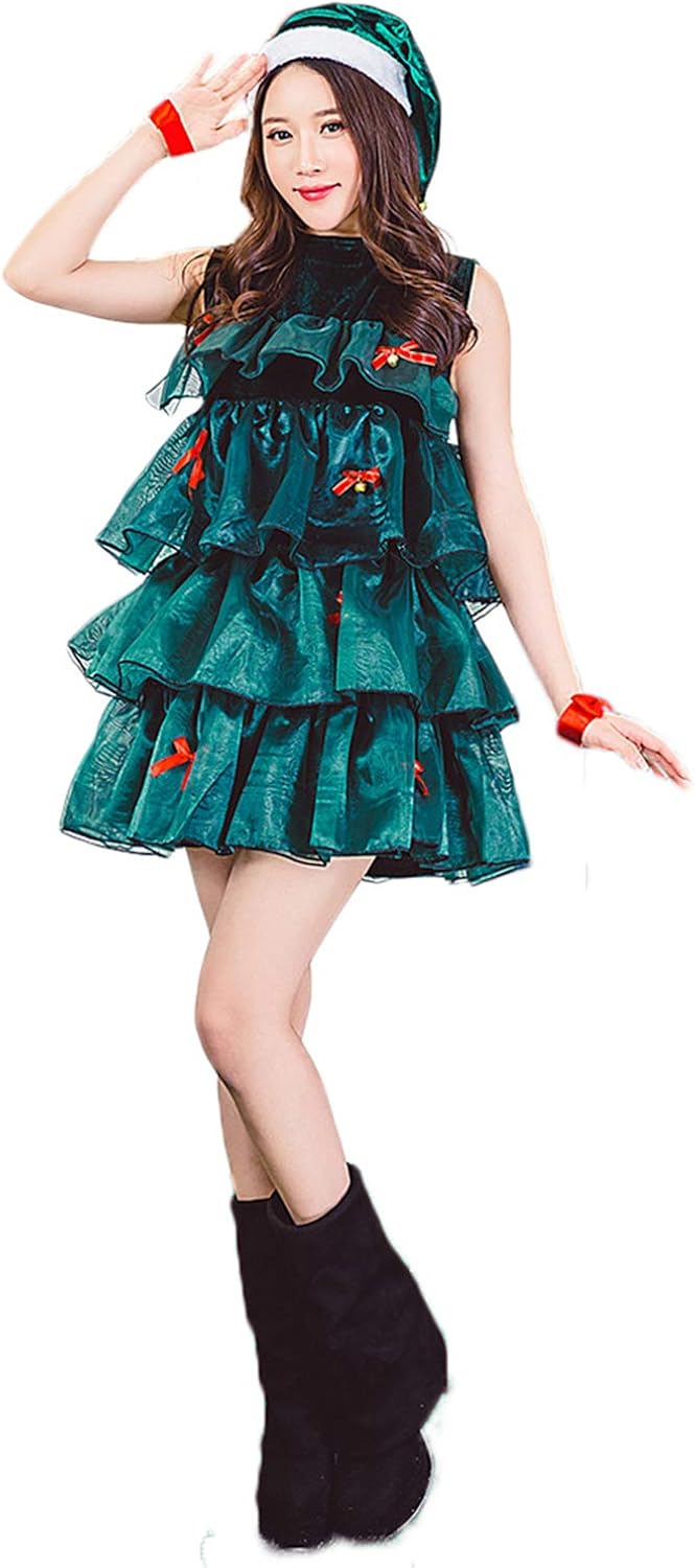 green dress for christmas party