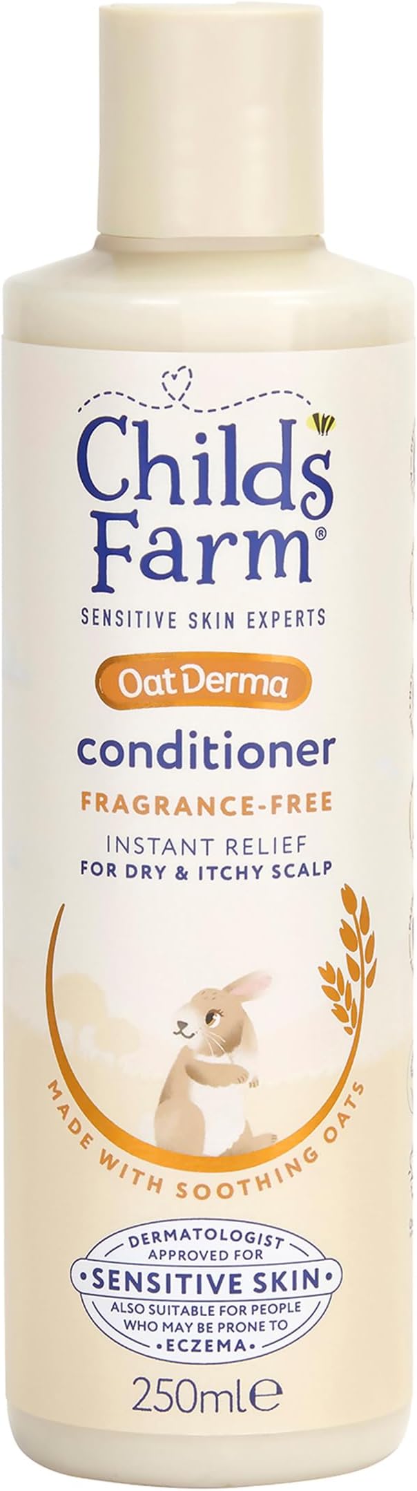 Childs Farm OatDerma Hair Conditioner 250ml Tear Free Fragrance Free