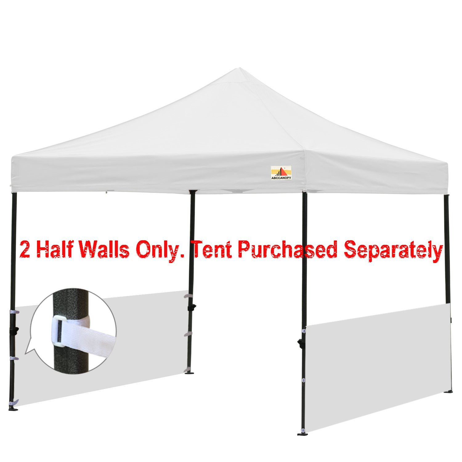 Two Half Walls For 10'X10' 10'X15' 10'X20' Pop Up Paty Tent Canopy2 Half Wall.. 9