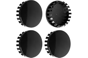 THE MECHANIC SHOP 3.25Inch 83MM Wheel Center Caps for Chevrolet Chevy GMC Colorado Tahoe Suburban Silverado Sierra 1500 Rim Hub Caps, Pack of 4 (Gloss Black, Outer 83MM, Inner 73MM, Easy DIY Installation)