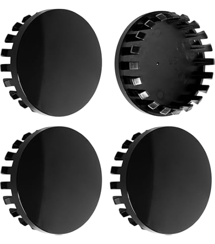 83mm GMC Chrome Hubcap Wheel Cover Center Cap Set