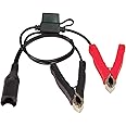 TECMATE Optimate Cable O-14, Battery Clips with Fuse, powersport