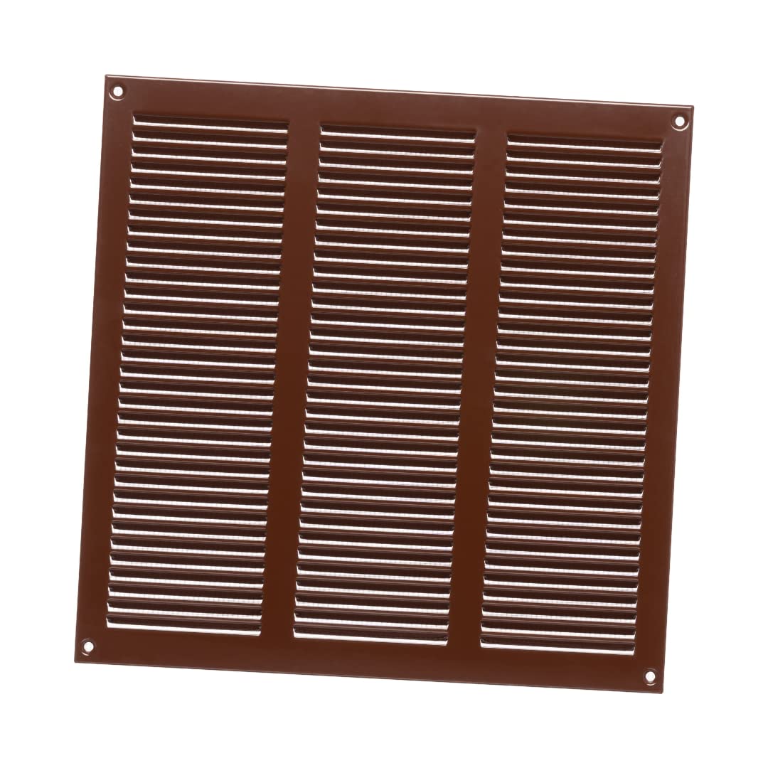 300mm x 300mm Brown Metal Air Vent Grille