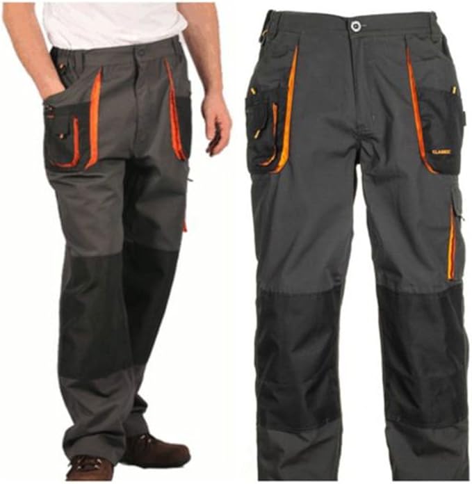 Arbeitshose Bundhose Cargohose Hose Arbeiter Arbeit Berufsbekleidung Handwerker Sicherheitshose Arbeitsbundhose Herren Knieschutz 46 Mit Knieschutz Amazon De Bekleidung