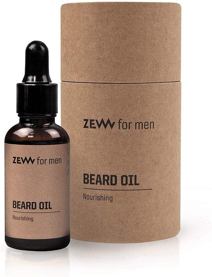 Zew For Men Nourishing Beard Oil, with Fresh Citrus Scent, Moisturizes & Strengthens Beard Hair, Lasts for up to 12 Hours, 30ml