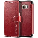 Galaxy S6 Edge Case, Verus [Layered Dandy][Wine Red] - [Premium Leather Wallet][Slim Fit] For Samsung Galaxy S6 Edge