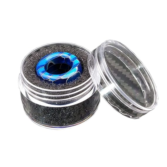 Greetuny SMOK 810 Schlangenfell Pilzzubehör 810 Harz Drip Tip Ersatz für Kennedy 24 TFV8 TFV12, blau