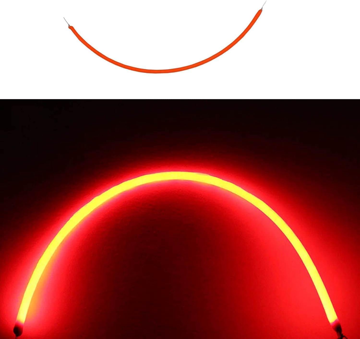 LNYMZD Red 130mm Edison Bulb 3v Cob LED Filament Flexible Lamp Parts Warm Light Edison Bulb Light Accessories Flexible Filament,Light Bulbs, LED Bulbs, Light Bulbs