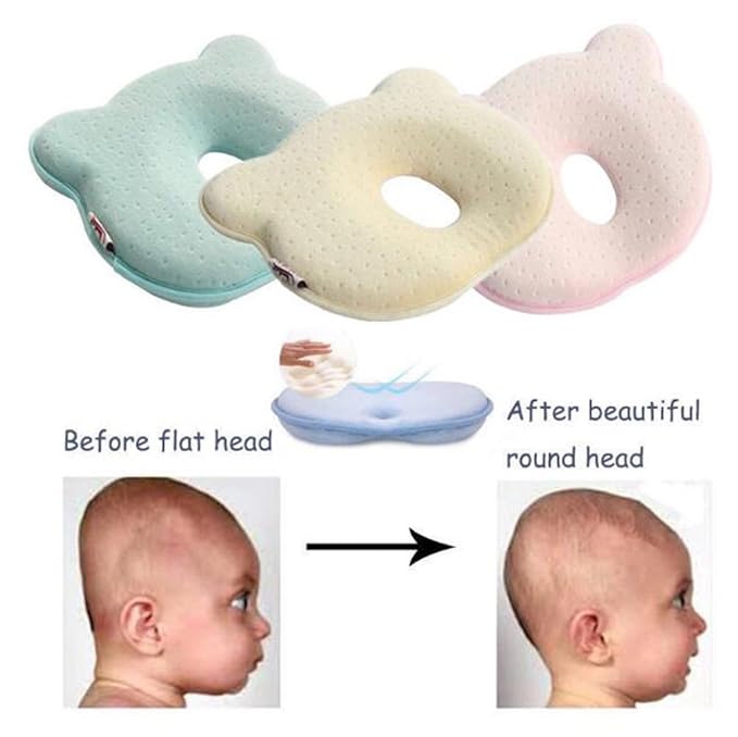 Baby Pillow Finlon Baby Head Shaping Pillow Memory Foam Pillow