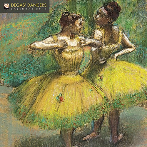 Degas' Dancers 2019 12 x 12 Inch Monthly Square Wall Calendar by Flame Tree, French Impressionism Impressionist Art Artist Painter by Flame Tree Publishing