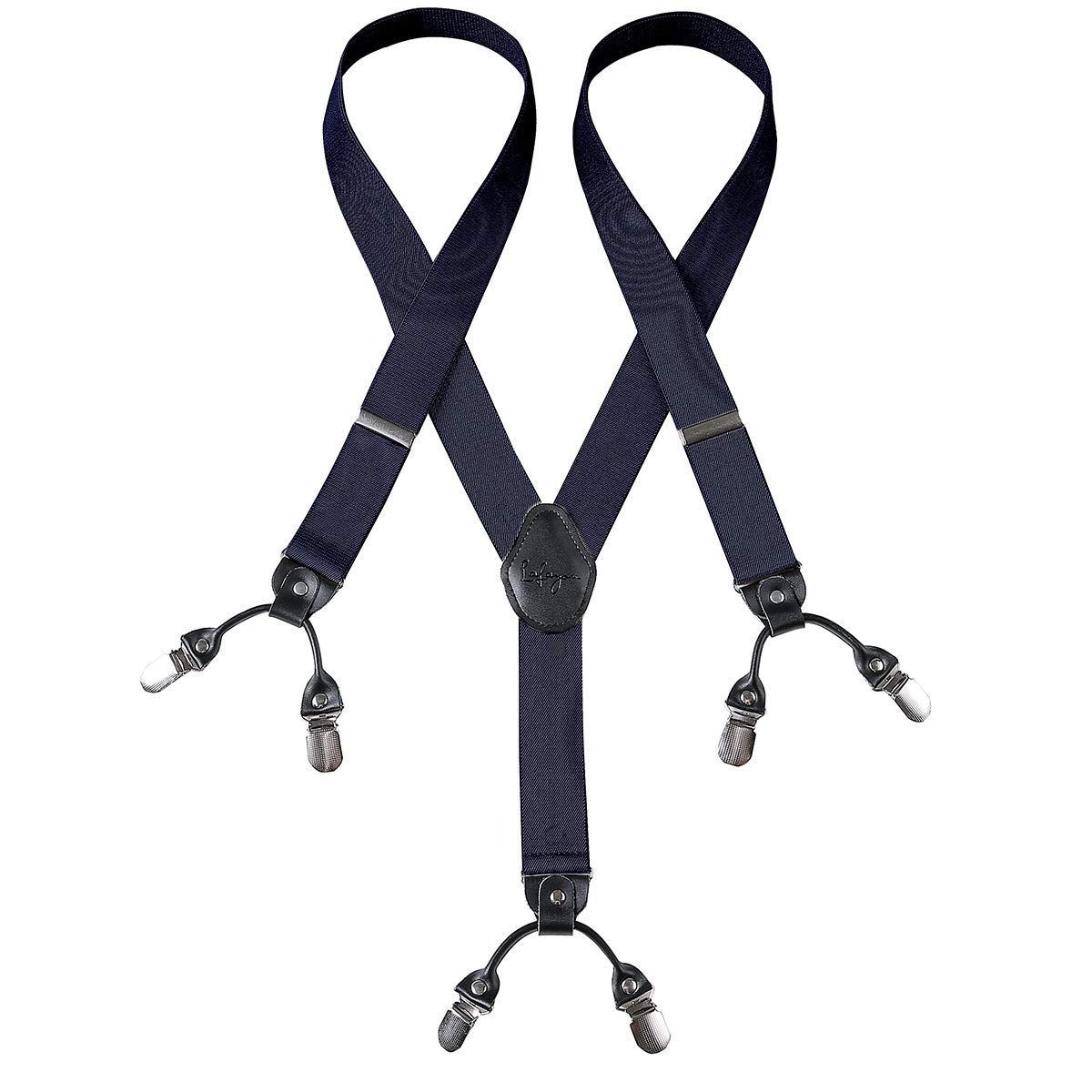 Buy Mens Suspenders Lafayon Suspenders For Men 6 Clips YBack 1.38