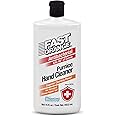 Fast Orange Permatex 25722 Antibacterial Pumice Hand Cleaner Fortified with Aloe, Kills 99% Germs on Hands, Waterless Cleaner for Oil Grease Mechanics, 15 Fl. Oz