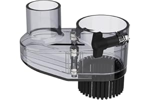 CAMXTOOL CNC ABS Dust Shoe for CNC Machines, 52mm Diameter Motor, fits Most 300W-500W Spindle Motors, Engraving Machine Accessories for CNC Engraver Milling Mahcine