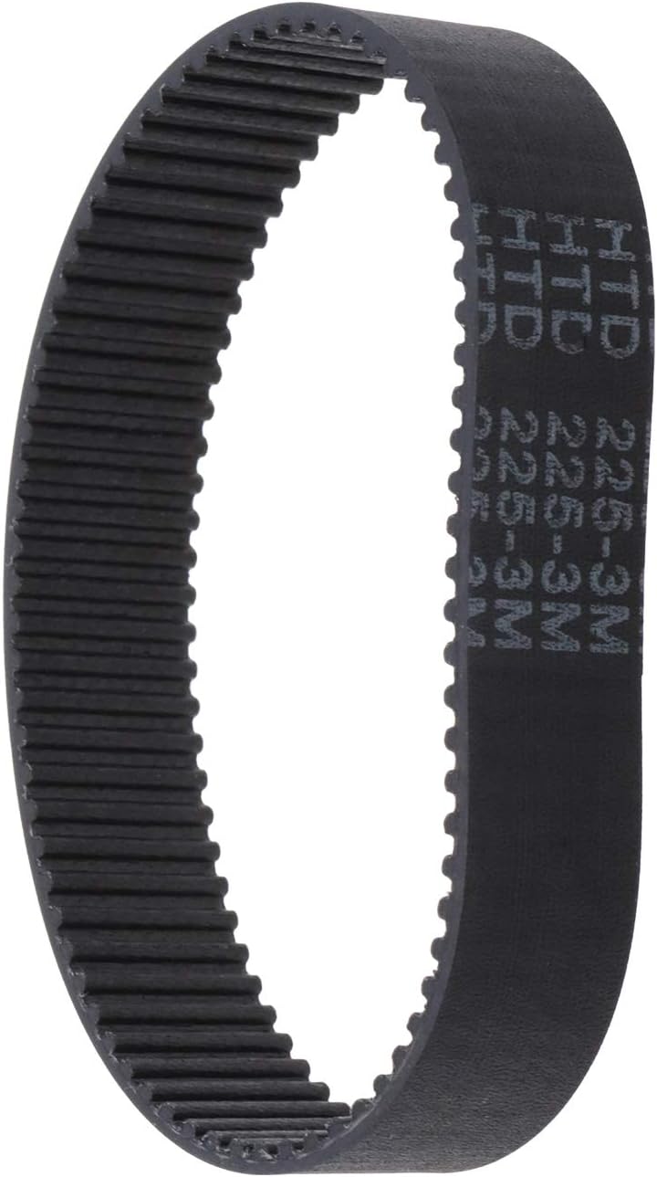 Courroie Dentée HTD 225-3M-6 – Lot De 4 – 75 Dents, 225 Mm De Long, 6 Mm De Large – En Caoutchouc Néoprène
