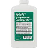 Sloan SJS-1751-3 Clear Foam Soap Refill, 1000 mL, Unscented Clear Foam Soap | Sloan Dispenser Compatibility, 1,000 Washes Per Bottle, Sloan Genuine Part, Skin-Conditioning Formula, 5700754