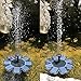 FEELLE Solar Powered Fountain Pump,1.6W Bird Bath Fountain Pump Kit for Birdbath Pond Garden and Patio