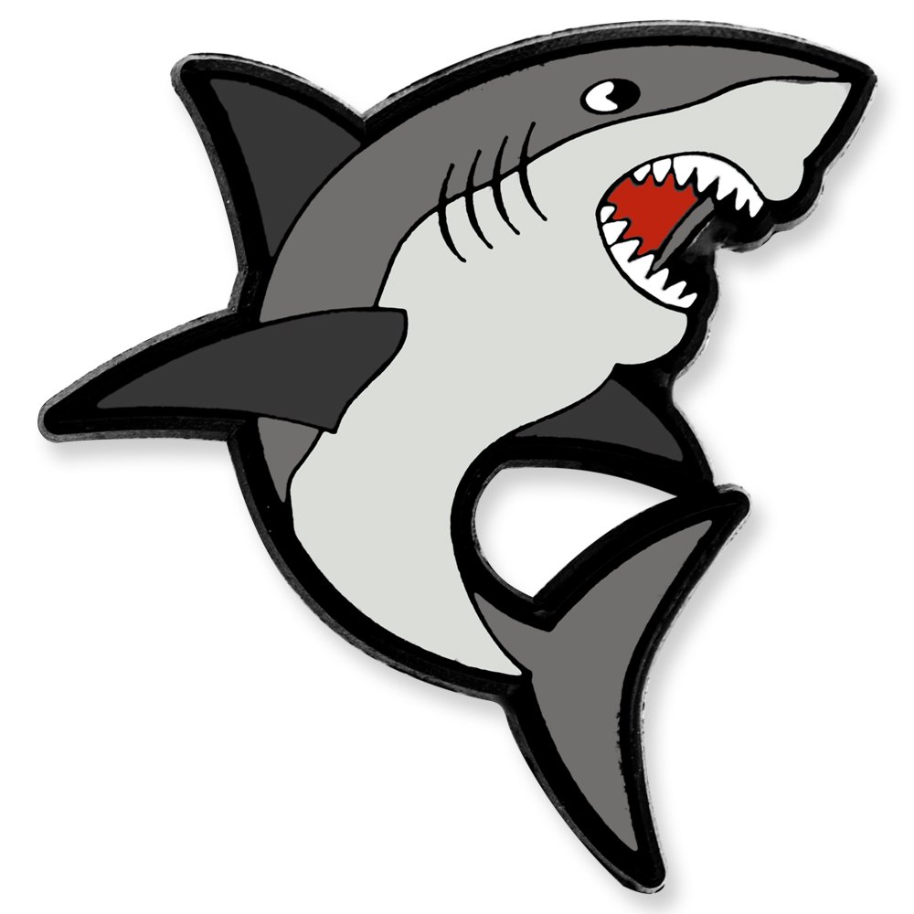 Top 8 Shark Enamel Pin - Home Previews