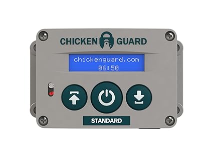Chickenguard Standard Automatic Chicken Coop Pop Door Opener Lifts Up To 2 Lbs Timer Only Outdoorindoor Auto Door Opener Chicken Coop Accessories