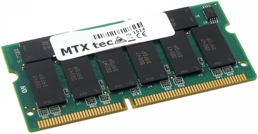 MTXtec 512MB Notebook RAM SODIMM SDRAM PC133 133MHz 144-Pin Laptop Memory
