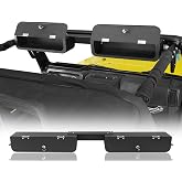 Hooke Road Wrangler Front Seat Overhead Lock Box Interior Console Storage Case for Jeep Wrangler TJ 1997-2006