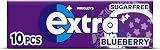 Extra Blueberry Sugar Free Chewing Gum 300 Pieces 30 Packs 10 each view 2