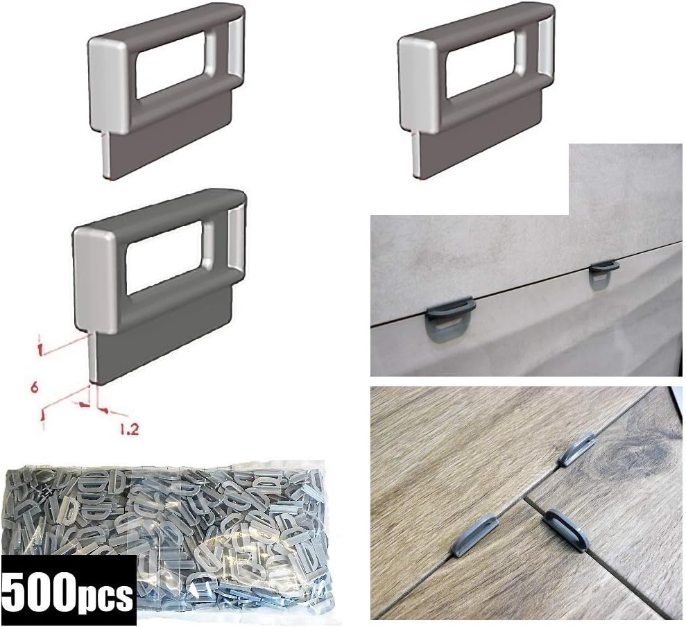 500pcs 1.2mm ReUsable Tile Spacer Floor/Walls Grouting Ceramic