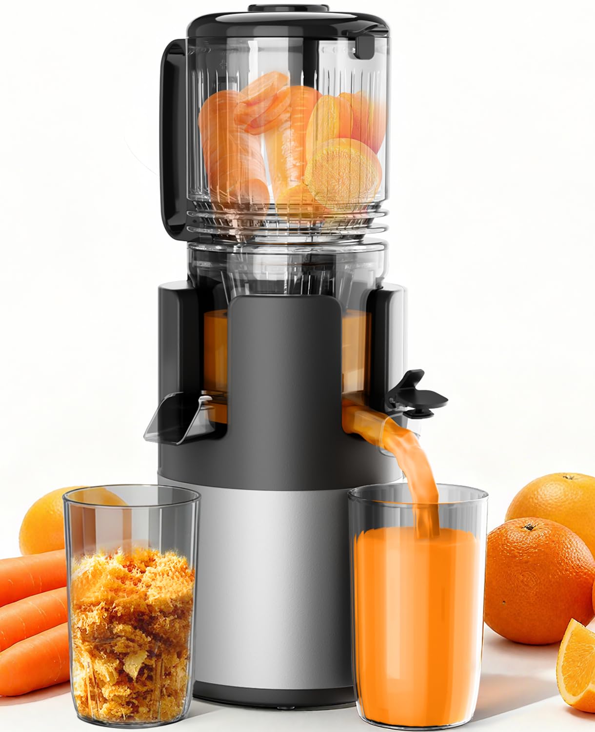 Photo 1 of **UNTESTED**
Cold Press Juicer Machines, High Nutrient Retention, 99% Juice Yield, 5.3" Wide Feed Chute for Whole Fruits & Vegetables, Quiet Slow Masticating Juicer, BPA-Free, Easy to Clean