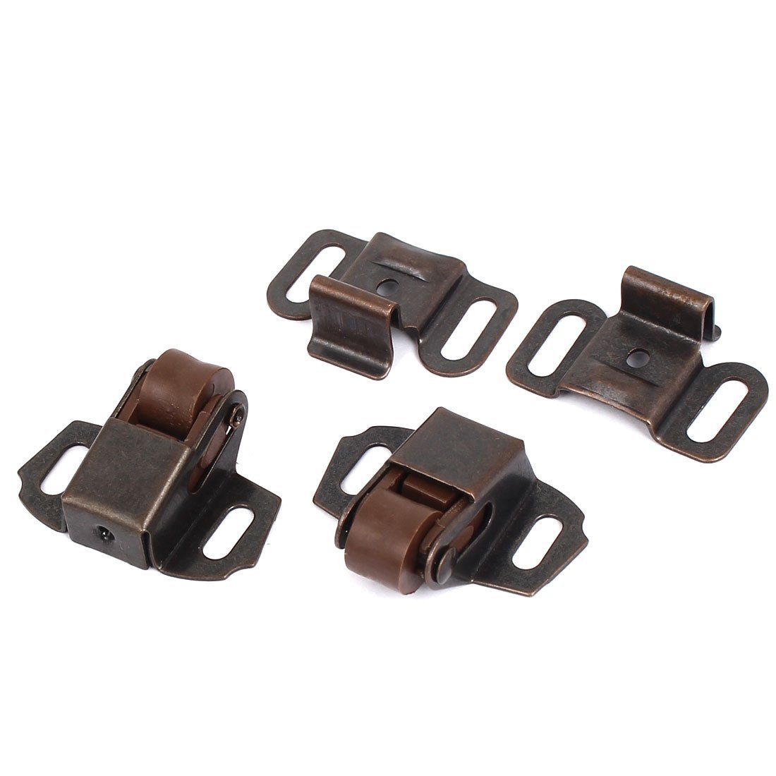 Schrank Schrank Tür-Rollen-Fang-Verriegelungs-Kupfer-Ton 2 Stück