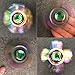Metal Fidget Spinner Rainbow, ESARORA Metal Fidget Hand Spinner Stress Reducer Guranteed 2-4 Minutes Ultra Durable Stainless Steel Bearing Finget Spinner