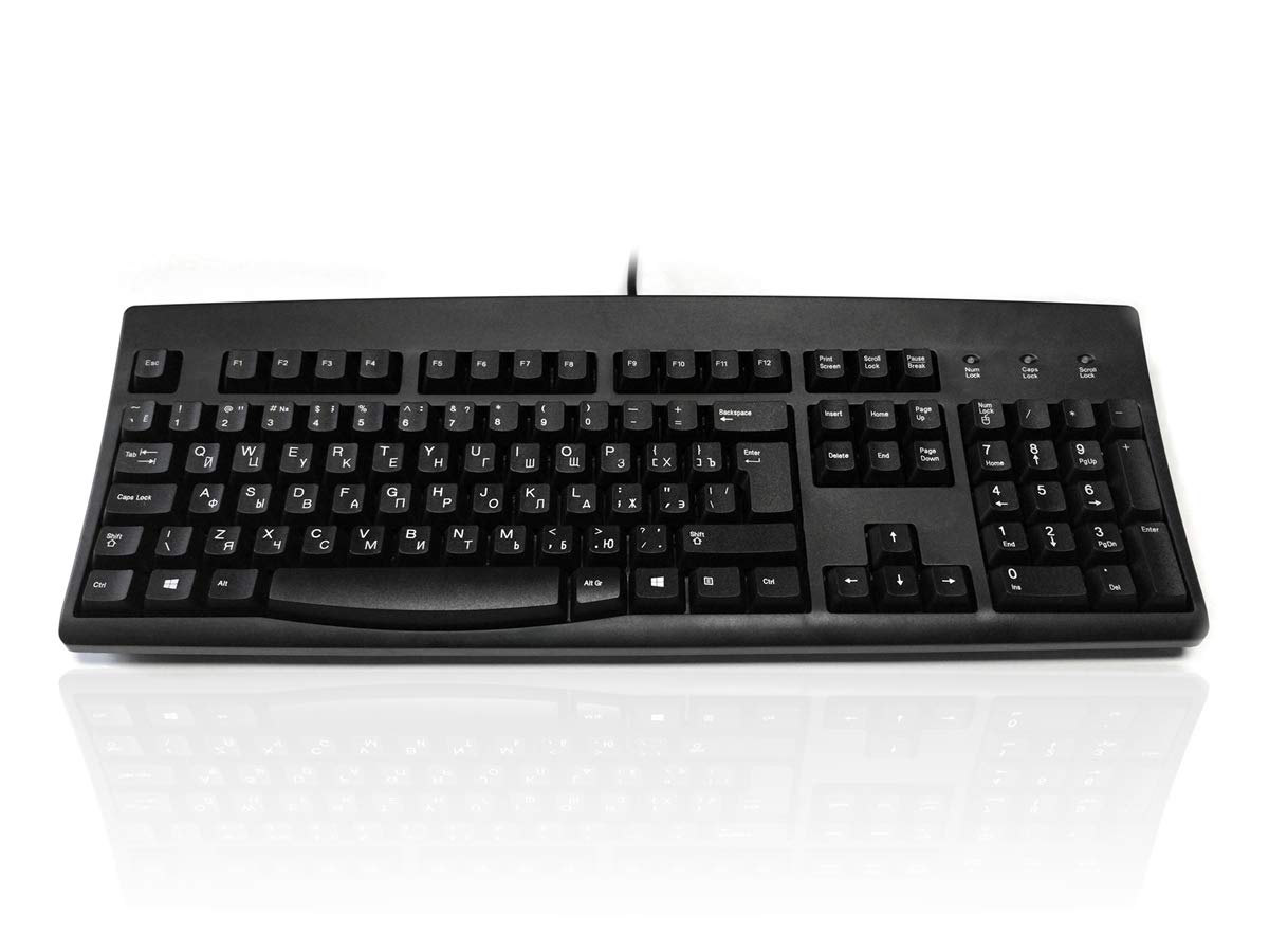 Accuratus 260 RUSSIAN - USB Full Size Professional Keyboard with Full Height Keys