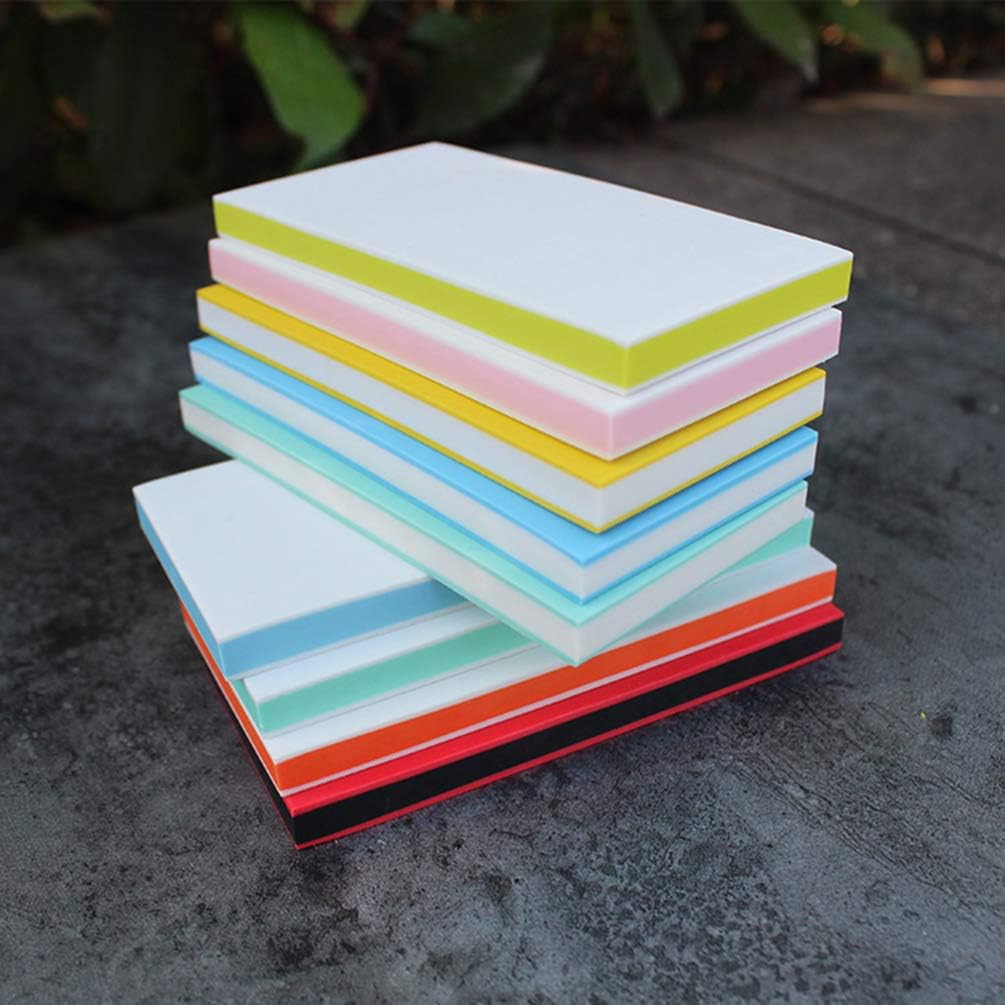 NUOBESTY Rubber Blocks DIY Rubber Stamps for Craft Project for Beginners Professional (Random Color) 10Pcs - Image 3