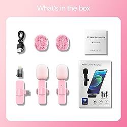 Wireless Lavalier Lapel Microphone for