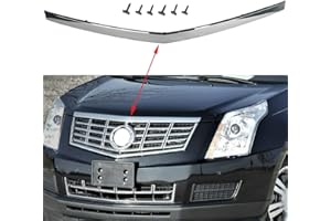 KARPAL Hood Molding Trim Moulding Chrome Compatible with 2010-2016 SRX 22774203 GM1235120