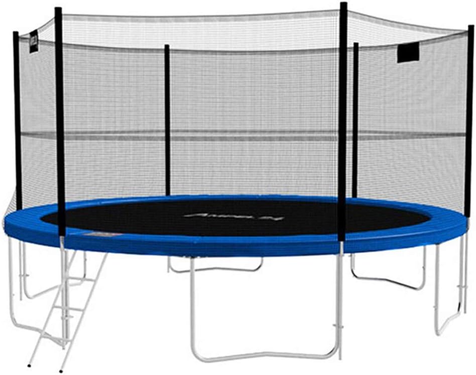 10ft Trampoline with ladder,Trampolines for Kids with Safety Enclosure Netting and Stability Bar,Fitness Trampoline Cardio Workout Outdoor Garden Exercise Trampoline,Indoor Outdoor Trampoline