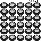 Poolan 30 Pack Stainless Steel Filter Garden Hose Washers Gasket,Self Locking Tabs Keep Washer Firmly Set Inside Fittings for 5/8 inch Washing Machine and 3/4 inch Garden Hose Connector