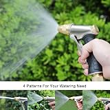 FANHAO Heavy Duty Metal Garden Hose Spray Gun, Adjustable Patterns view 4