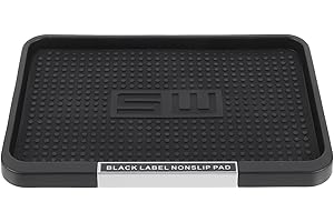 WAKAUTO Car Dashboard Non Slip Mat Samll Multifunction Slip Vehicle Perfume Phone Pad Mat Black Universal Vehicle Storage Tray for Coin Cell Phone Key Sunglasses