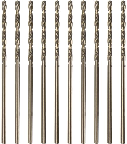 Lot De 6 Forets Hélicoïdaux Extra Longs HSS 3mm - 160mm Pour Métal Bois Plastique