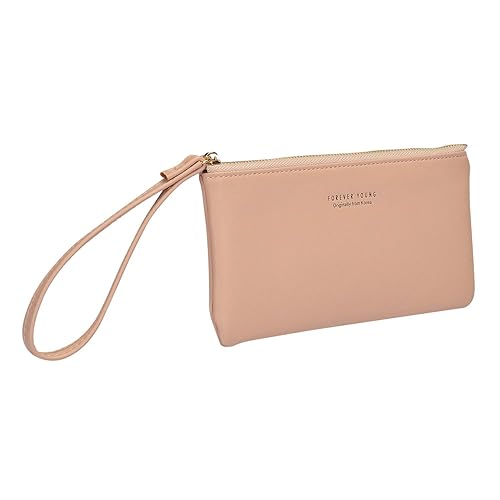 peach clutch purse