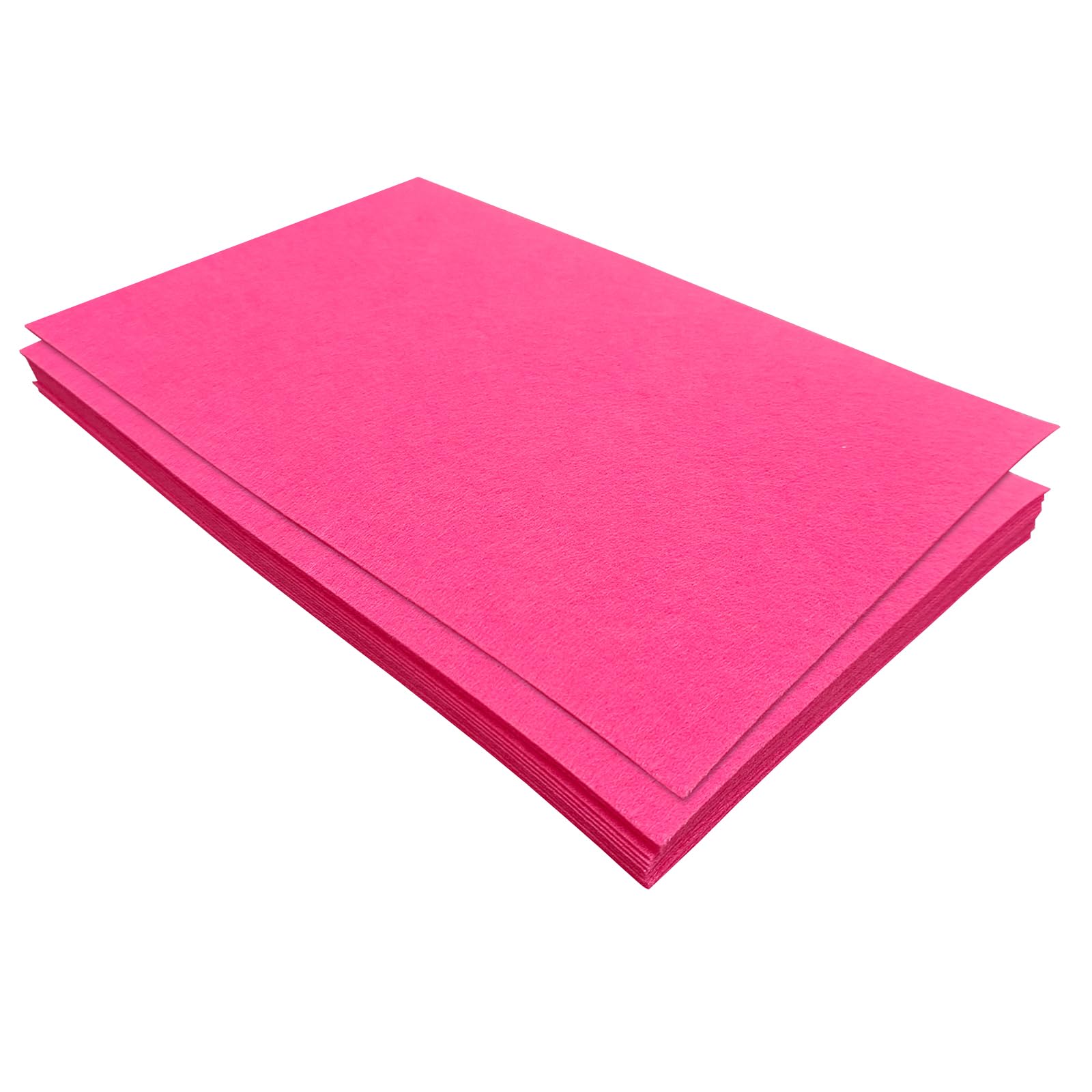Jtnohx Stiff Felt Sheets, 11 Pcs Felt Fabric, 17.78×28.7cm Colour Fabric Square for Crafts, Craft Material for Sewing（Dark Pink — image 1